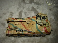 Built German Tank 5-1/2 inches long Well Built & Painted Excellent Cond Nice