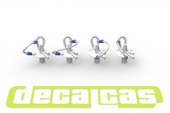 Decalcas Detail-Up Parts 1:12 Scale Bonnet Pin (Type 01) 3D Printed # DCL-PAR073