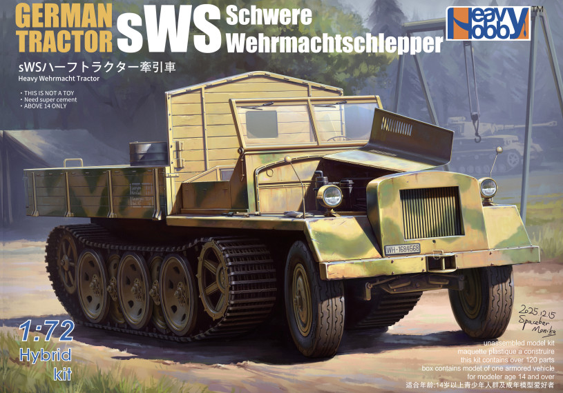 Heavy Hobby&Dragon 72010 1/72 German Schwerer Wehrmachtschlepper (sWS) Model Kit