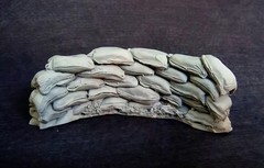 1/35 Diorama Sandbag Walls Trench Bunker Tank Military Scene Model Accessories