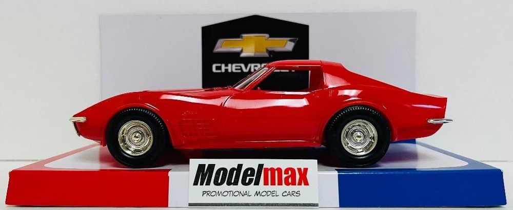 Reissued New 1970 Corvette LT-1 Monza Red Promo Model MODELMAX