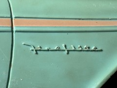 Vintage 1959 Promo Chrysler DeSoto Fireflite Friction Jo-Han Models Aqua Color