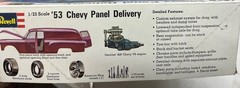 #2 Revell H1270 1953 Chevy Sedan Delivery Gasser 1969 Vintage Model KIT 1/25 McM