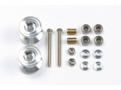 Tamiya MINI 4WD Upgrade Parts DOUBLE ALUMINUM ROLLERS (13-12mm) 15398