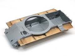 1:35 PE Detail Set Fender Shelves for scale model T 62 Zvezda