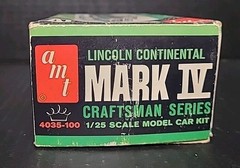 AMT Vintage 1/25 1959 Lincoln Continental Mark IV Craftsman Series Kit# 4035-100