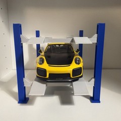 4 post 2 Level model car lift 1:24 1:25 scale KIT Assembly required. Paintable!