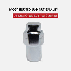 Cragar Standard Mag Lug Nut 7/16″-20 with Keystone Offset Washer Set of 24 Pcs