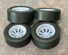 1/24 Scale: “Minilite Wheels For Trans Am Race Series” W/ Goodyear Racing Slicks