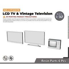 Yao’s Studio LYT32078 1/32 LCD TV & Vintage Television