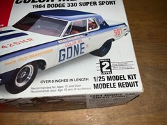 Lindberg ‘Color Me Gone’ 1964 Dodge 330 Super Sport 1:25 Level 2 Model Kit