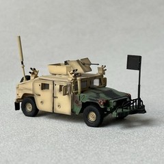 T-Model 1/72 Hummer Modern US M1114 Up-Armored HMMWV FRAG 5 w/GPK Turret TF7390