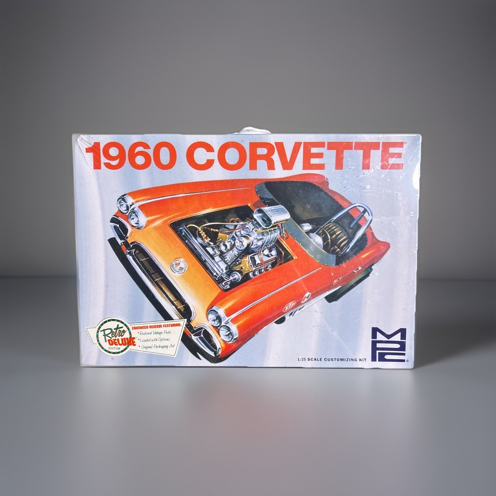 MPC by Round 2 #830/12 1/25 1960 CORVETTE BUILD IT STOCK CUSTOM Factory Sealed!!