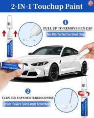 Platinum White Pearl NH-883P Touch up Paint for Honda-Exact Match Scratch
