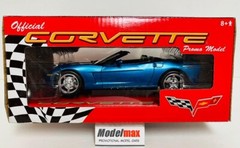 New Original 2011 Corvette C6 Convertible Promo Model Jetstream Blue MODELMAX