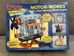 1998 Popular Mechanics Motor-Works Build A Real Working Engine -Not Assembled