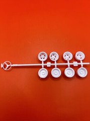 34 Slammer Modified Circle Track Wheels Set Model Parts MPC 1:25 New 11
