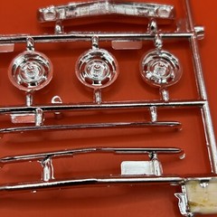 1968 Camaro Z/28 AMT Chrome Grill Bumpers Supercharger Model Parts 1:25 New 10
