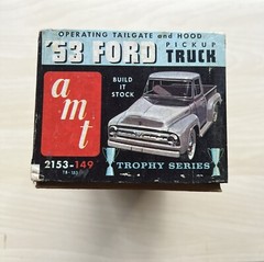 AMT 1953 FORD PICKUP TRUCK 3 IN 1 STOCK CUSTOM TROPHY SERIES *Open Box