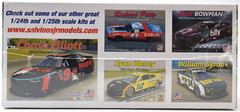 Salvino JR Models “Hooters” Chase Elliot 2023 Camaro ZL1 Nascar 1/24 Car Kit