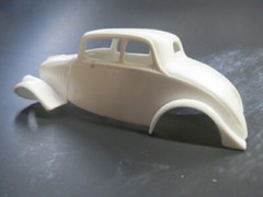 33′ Willys Stock Roof Coupe 1/25 Resin Body From Fremont Racing Specialties