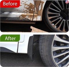 BDFHYK Mud Flaps Splash Guards 4PCS Front & Rear Side Mud Guards Compatible