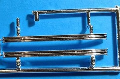 32 FORD 3 WINDOW COUPE – CHROME BUMPERS – REVELL 7605 – MODEL CAR KIT PARTS LOT