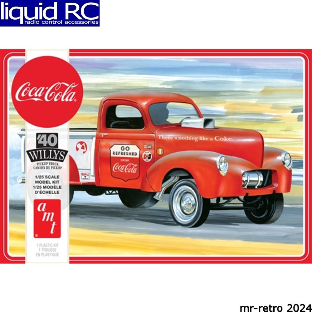 AMT 1145M 1/25 1940 Willys Pickup Gasser Coca-Cola Model Kit