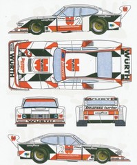 #2 WURTH Capri Group 5 1981 1/24th – 1/25th Scale Decals