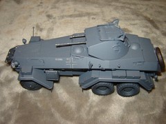 Built Military Vehicles 6 & 10 wheel Both Painted & Built Excellent Detail 1/72