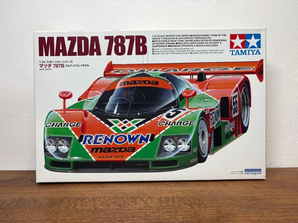 Tamiya 1/24 Mazda 787B Full Display Model Collectables 17+