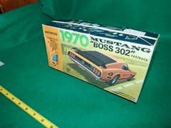 Vintage Palmer Plastics 1970 Mustang “Boss 302” Fastback Motorized-Unassembled