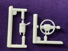 2021 Dodge Charger Hellcat STEERING WHEEL / COLUMN from 1:25 AMT Model Kit