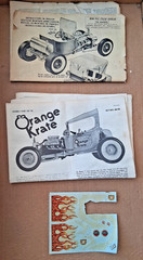 Orange Krate Hot Rod Kit Lindberg 1977 Big 1/8 Scale *JUNKYARD PARTS SALE*
