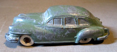 1948 CHRYSLER WINDSOR- METAL- DEALER PROMO MODEL TOY CAR- NATIONAL PRODUCTS-6.5″