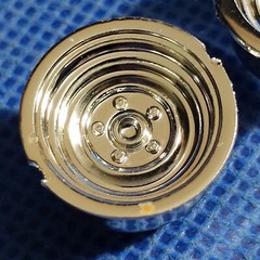 🌟 Deep Dish Rear Wheels 1956 Victoria 1:25 Scale 1000s Model Car Parts 4 Sale