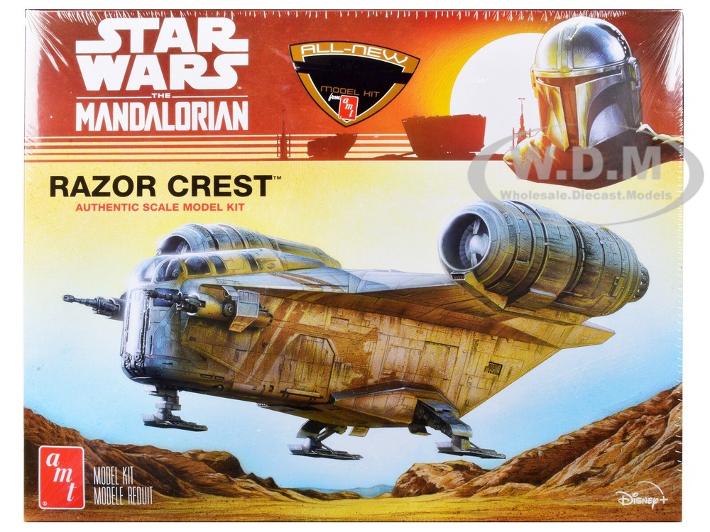 SKILL 2 MODEL KIT RAZOR CREST “STAR WARS: THE MANDALORIAN 1/72 SCALE AMT AMT1273