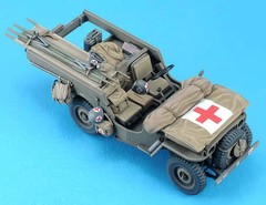 1/35 Casting Resin Model Assembly Kit, GK， Willis Modified Parts, Unpainted
