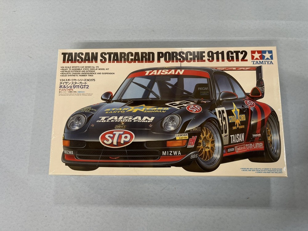 NIB SEALED TAMIYA 24175 1/24 Taisan Starcard Porsche 911 GT2 1996