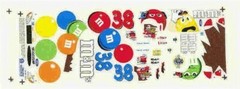 Slixx 0338 #38 M&Ms 2003 1/64 vinyl-Elliott Sadler Nascar decal