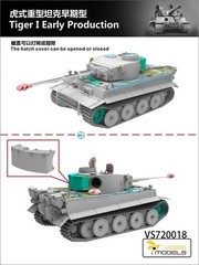VESPID MODELS VS720018 1/72 German Tiger I Early Production