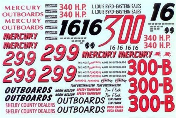 Plastic Performance Products #16/#299/#300/#300-B Chrysler Nascar decal