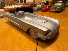 1960 Ford Thunderbird Conv Cast Metal Dealer Promo Cigarette Holder Model Car