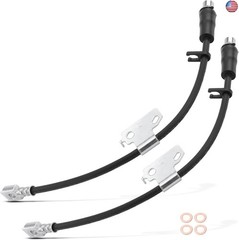 A-Premium Front Driver and Passenger Brake Hydraulic Hose Compatible with Ford
