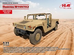 ICM 35435 – Humvee M1097A2 – Humvee Car Plastic Model Kit in 1:35 Scale