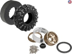 STMU Negative Offset 10.4mm 1.9 Beadlock Wheel Rims Aluminum and 1.9 RC Crawler