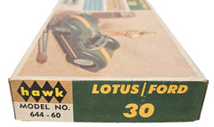 Hawk 644 Lotus Ford 30 Racer 1966 Issue Kit 1/32 Model Open Box Complete