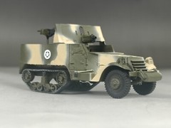 1/72 Built M3 75mm M1A1 Howitzer Motor Carriage T30 Half Truck Model