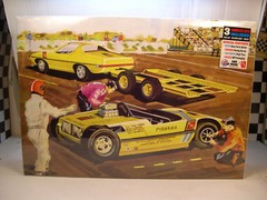 PIRANHA STREET N STRIP DRAG TEAM KIT AMT 1:25 SCALE PLASTIC MODEL CAR KIT
