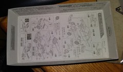 1961 Corvair snap-together plastic model kit, Small size, new. Japan
